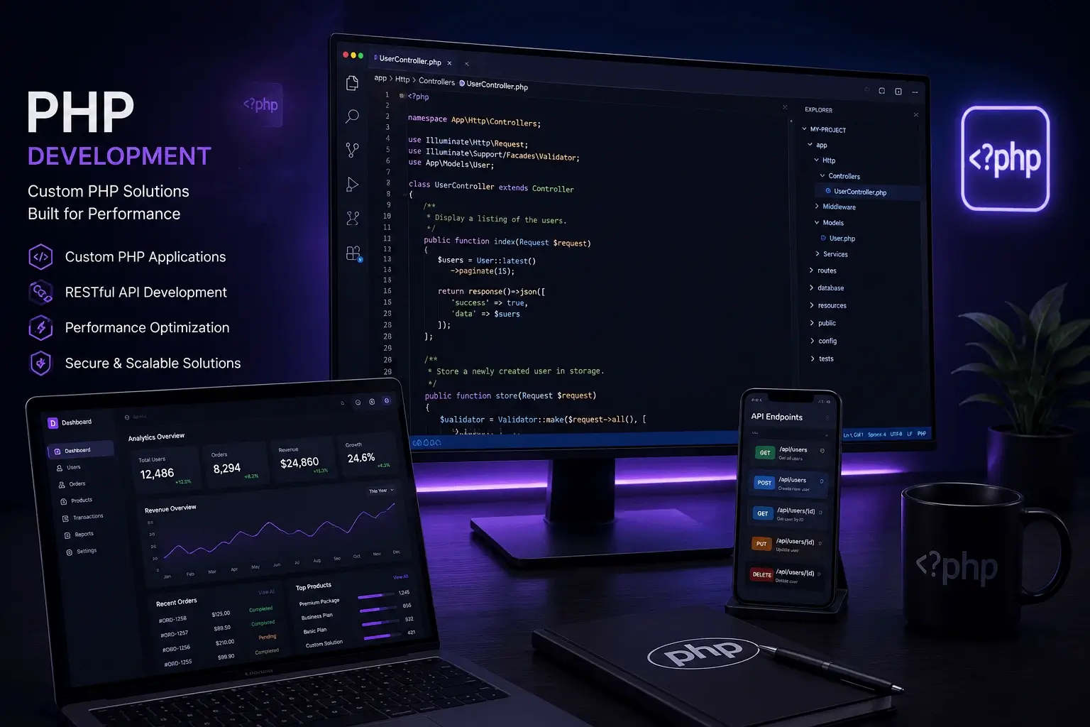 PHP development services by Harman Sharma