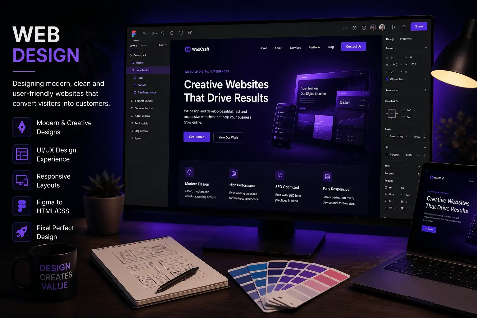 Web design services by Harman Sharma